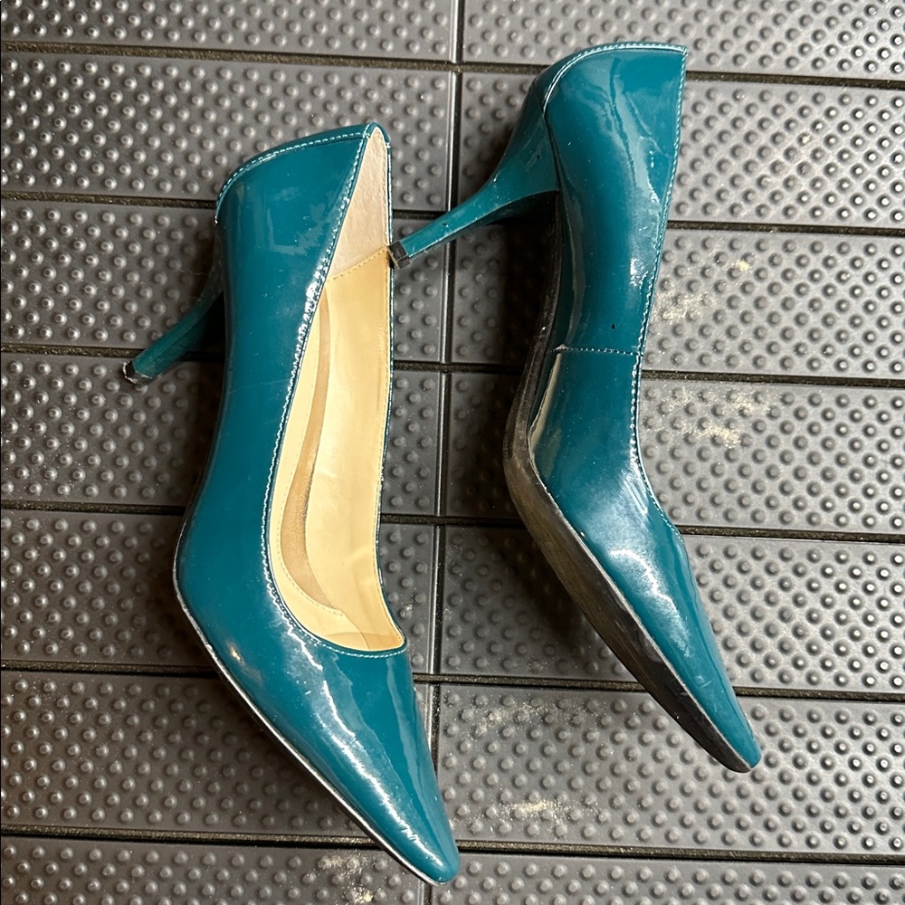 Calvin Klein Teal Women's Pumps - Picture 2 of 4
